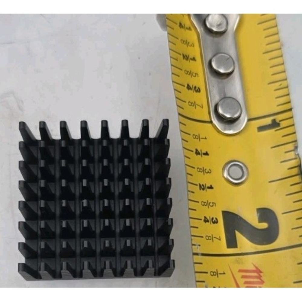 90pc 25 x 25 x 10mm (28х28) Heat Sink Cooling Aluminum Heatsink CPU IC LED
